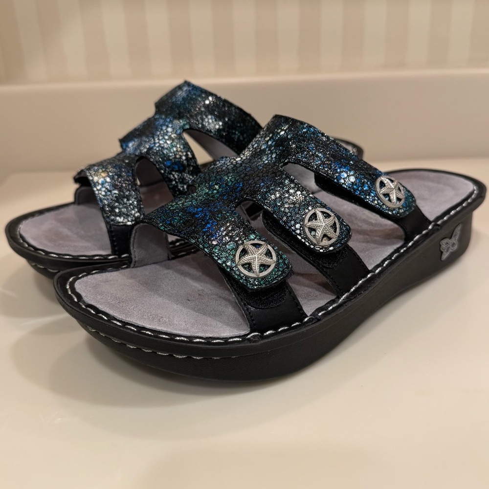 Alegria Leather Sandal Strap Detail Dinah Deep
Sea - Picture 5 of 15